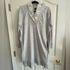 Maison Scotch & Soda Nomade Grey Hoodie dress.